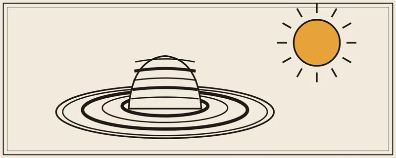 Sombrero vueltiao bajo un sol radiante para las vacaciones de mitad de año de junio